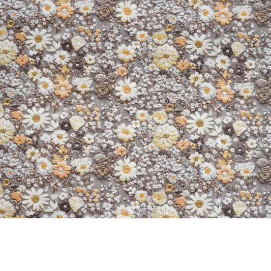 Tissu coton Motif fleurs