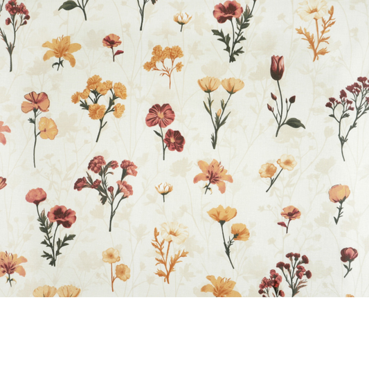 Tissu coton Motif fleurs