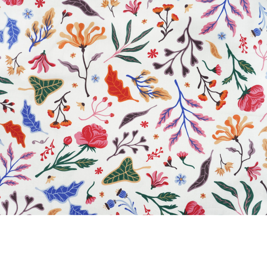Tissu coton Motif fleurs