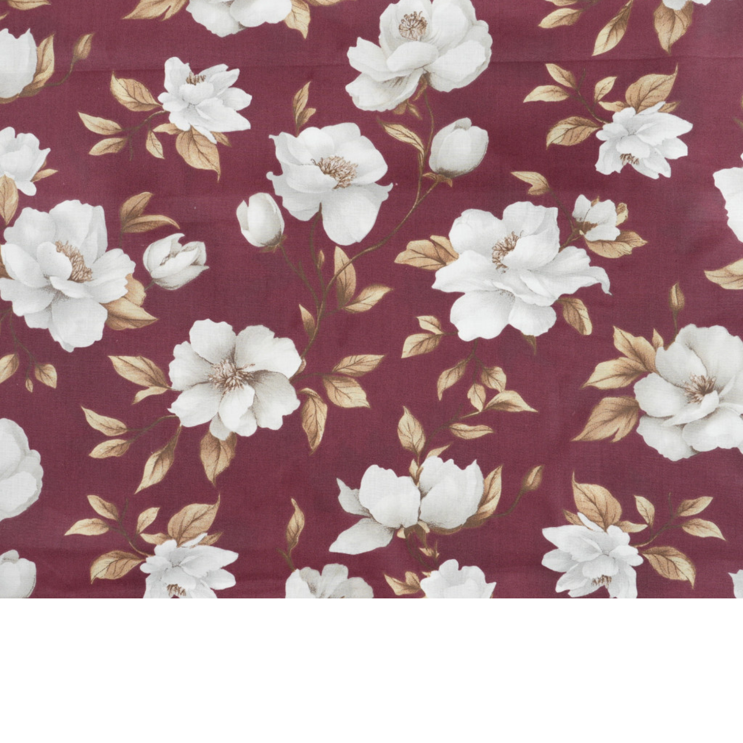 Tissu coton Motif grandes fleurs