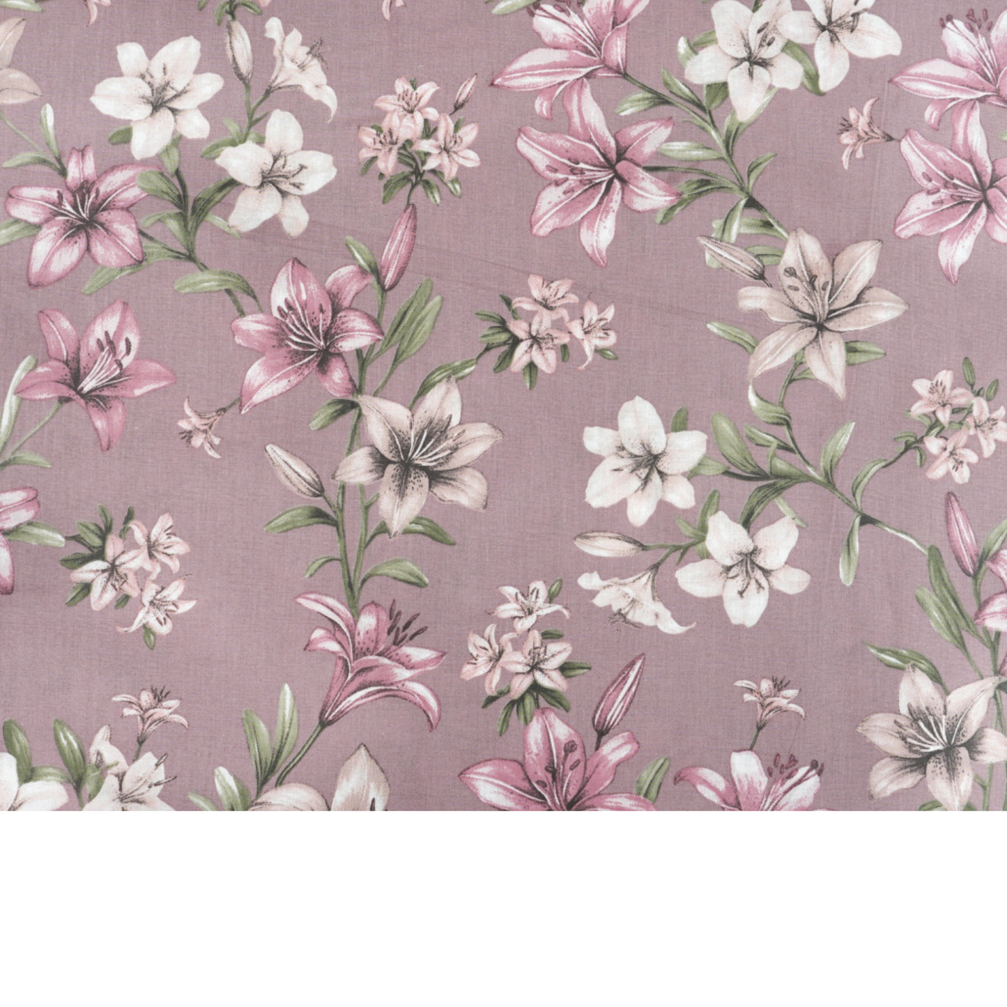 Tissu coton Motif grandes fleurs