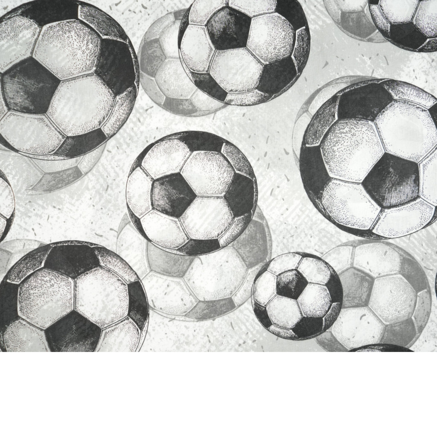 Tissu coton Motif football