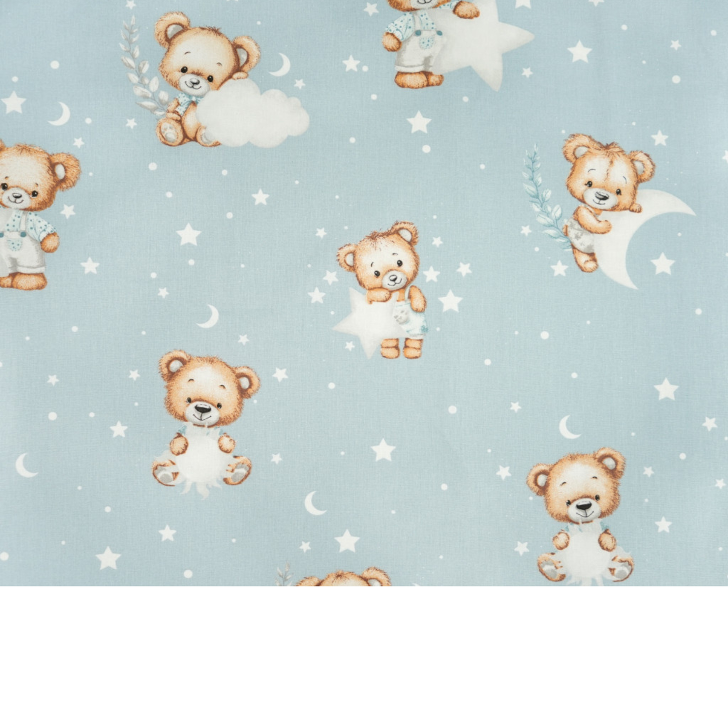 Baumwollstoff mit Teddybären