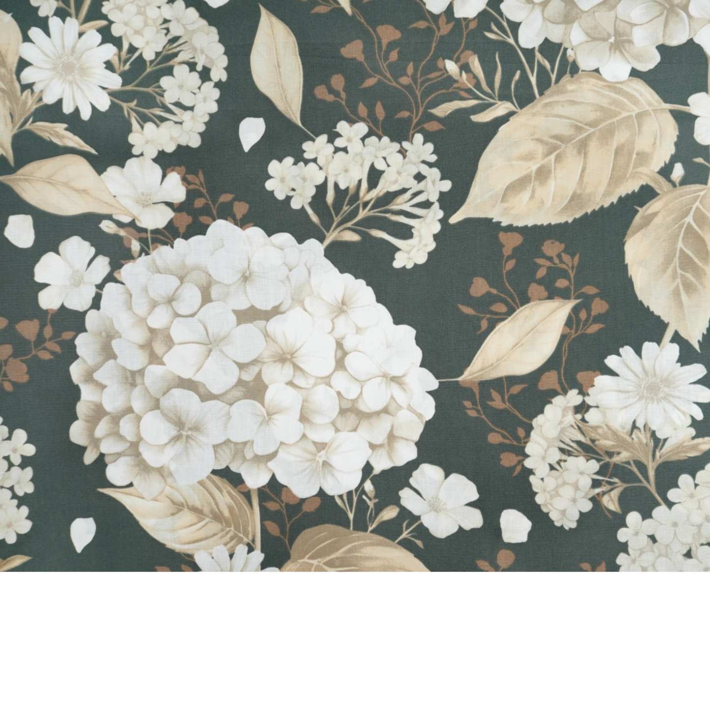 Tissu coton Motif grandes fleurs