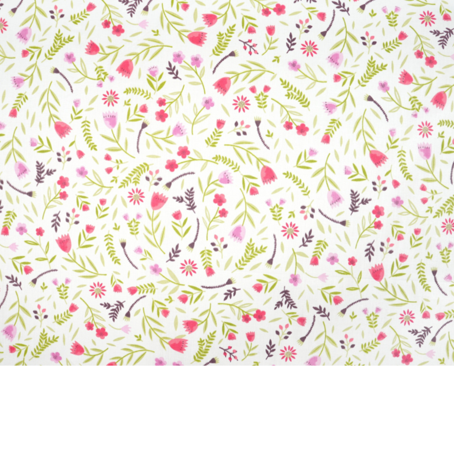 Tissu coton imprimé fleurs