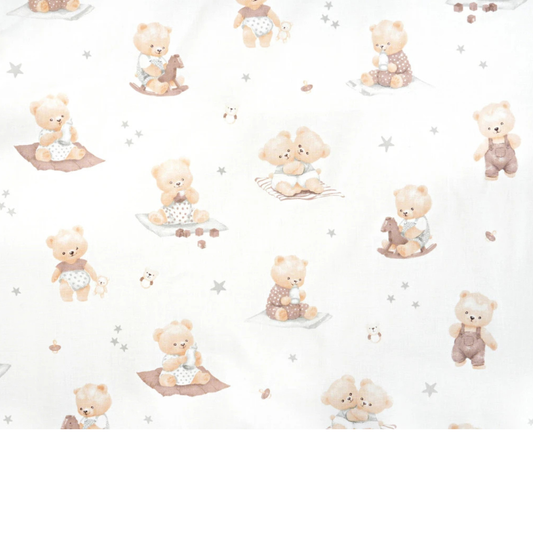 Tissu coton Motif oursons