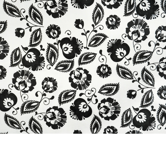 Tissu coton imprimé fleurs