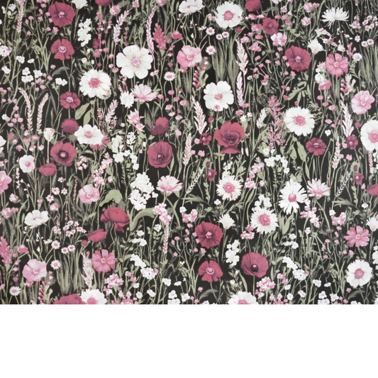 Tissu coton Motif fleurs