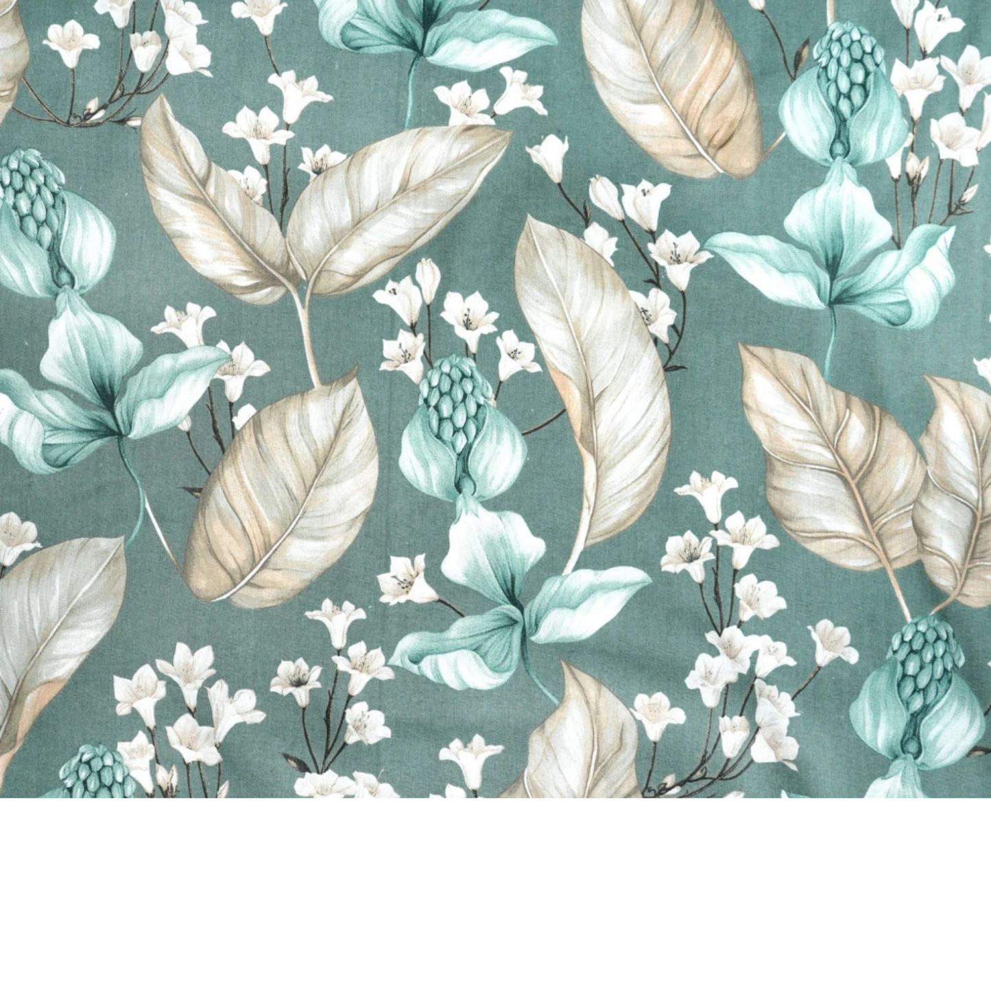 Tissu coton imprimé grandes fleurs