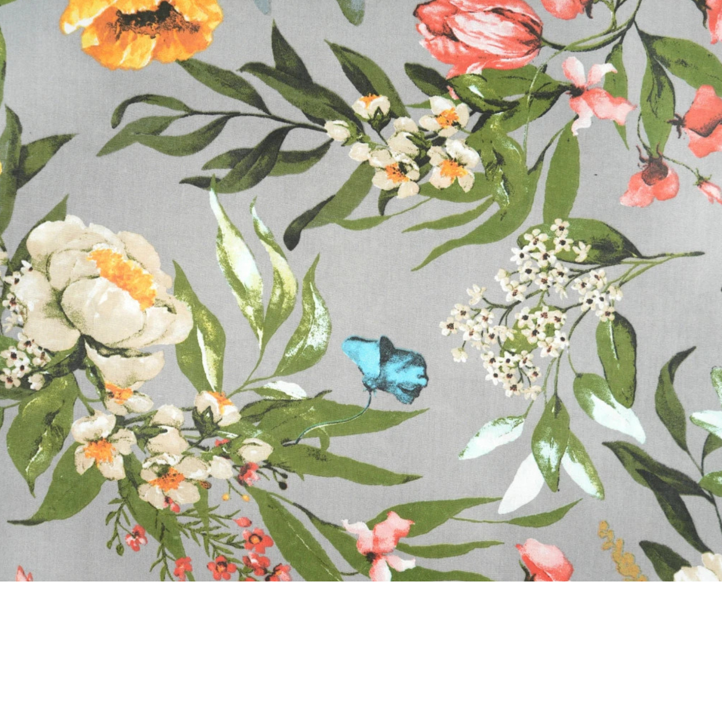 Tissu coton imprimé fleurs