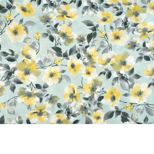 Tissu coton imprimé fleurs