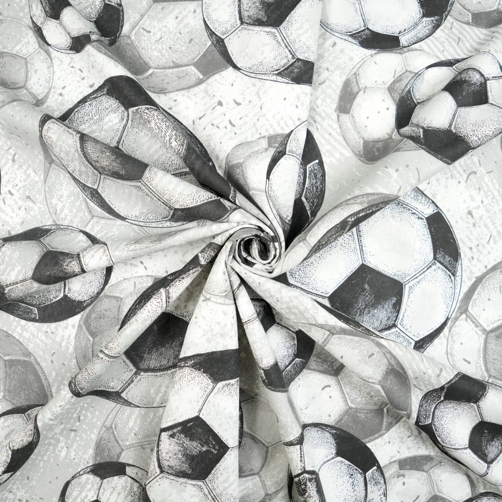 Tissu coton Motif football