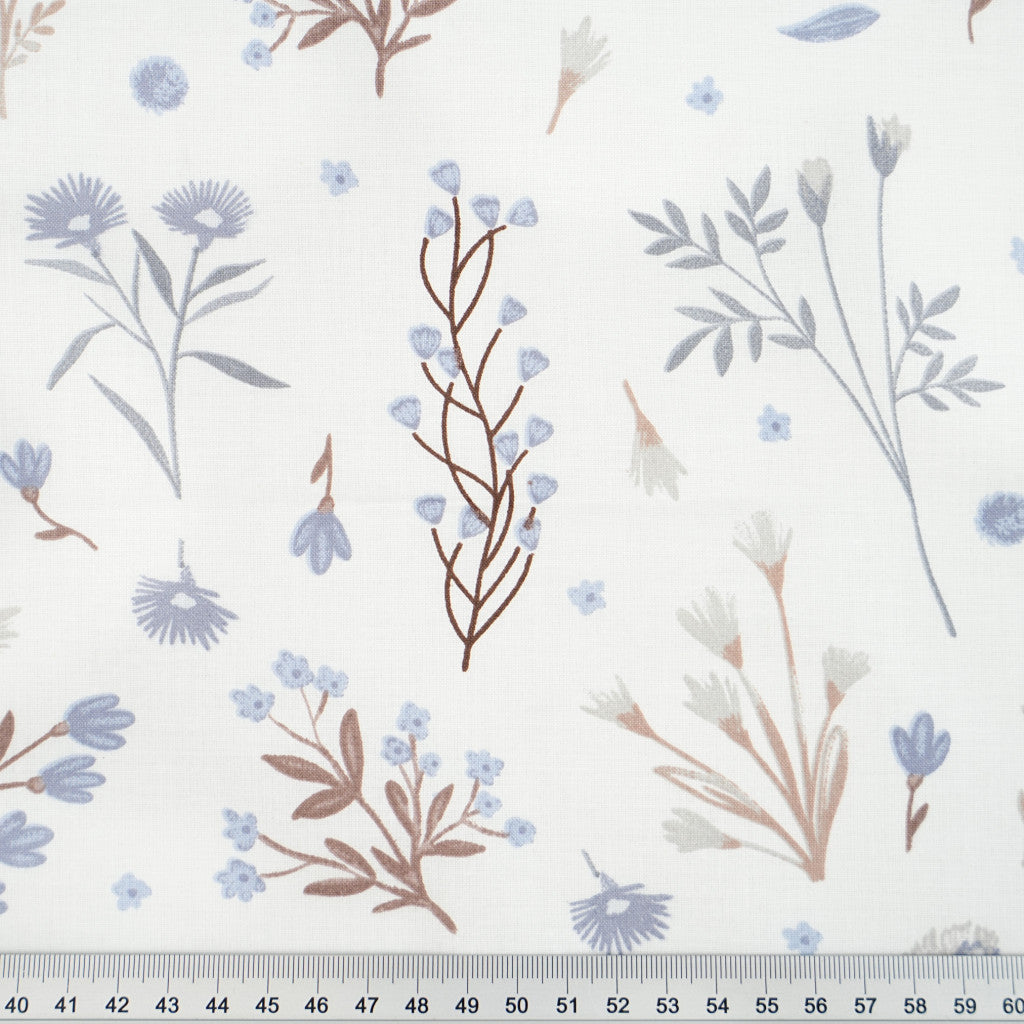 Tissu coton Motif fleurs