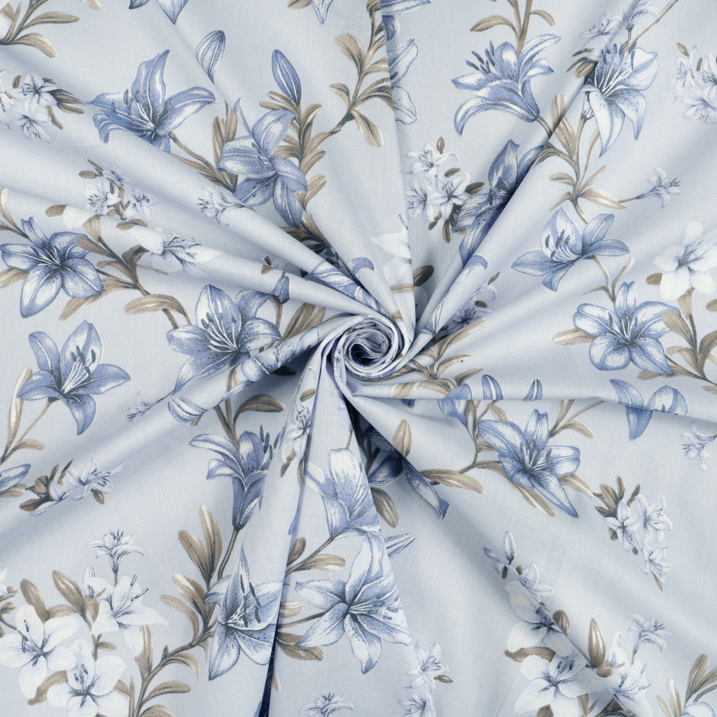 Tissu coton Motif grandes fleurs