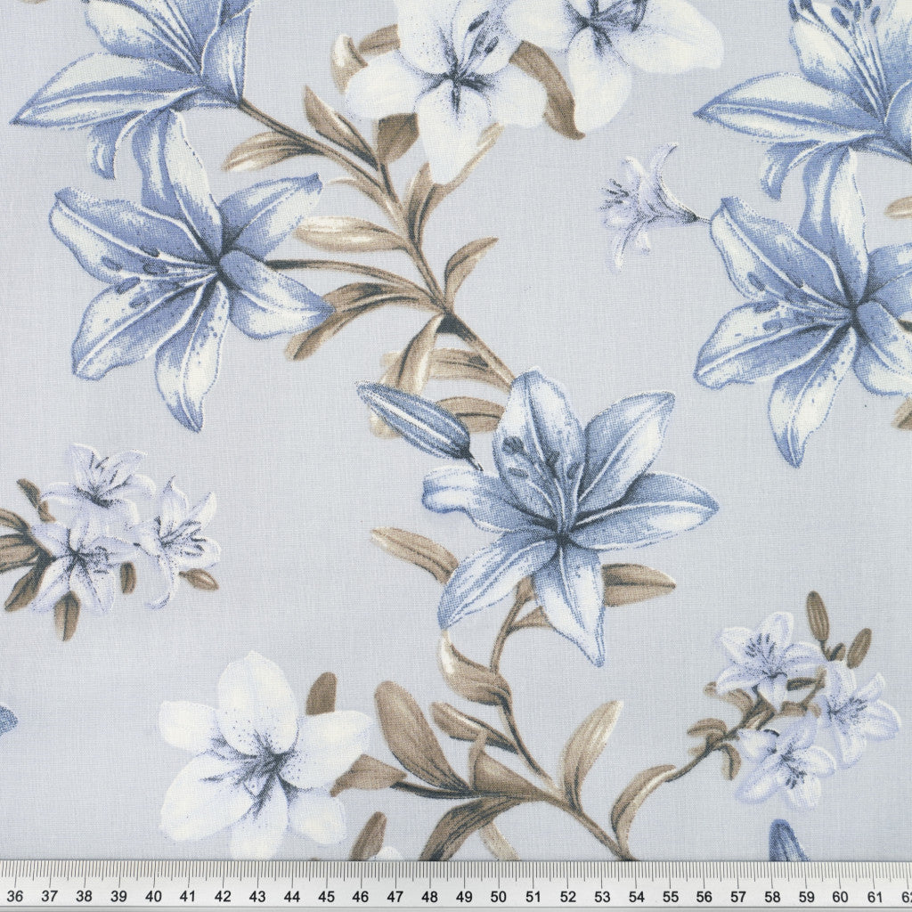 Tissu coton Motif grandes fleurs