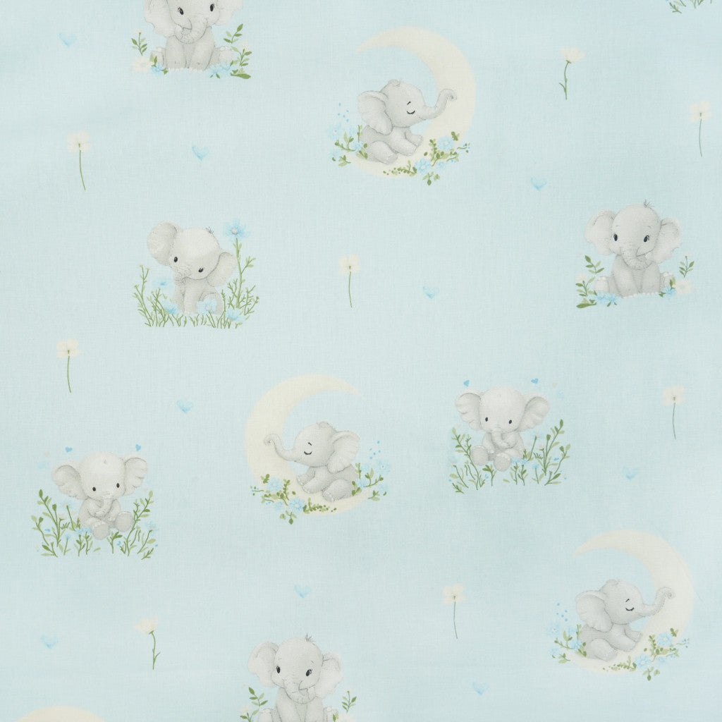 Tissu coton Motif elephants