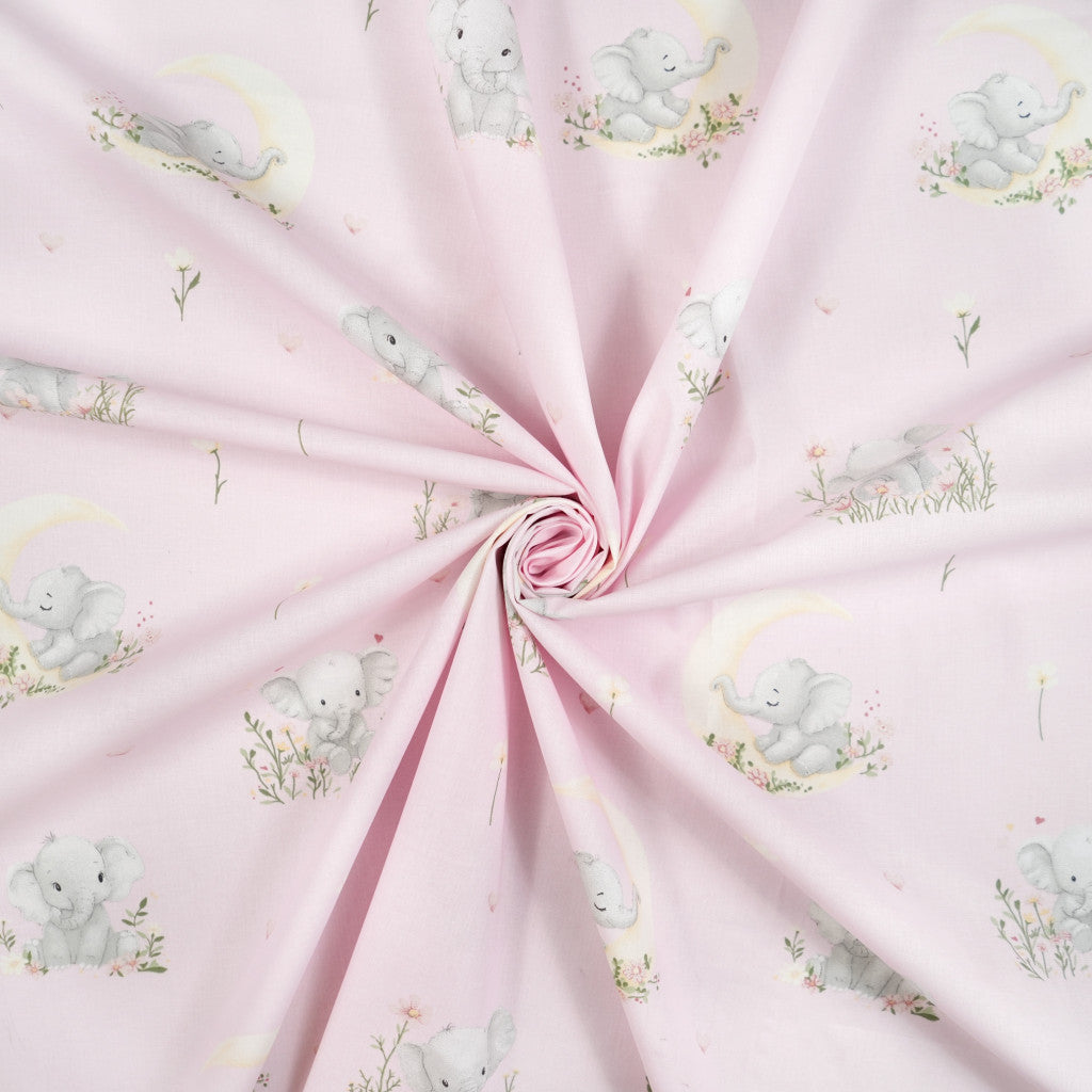 Tissu coton Motif elephants