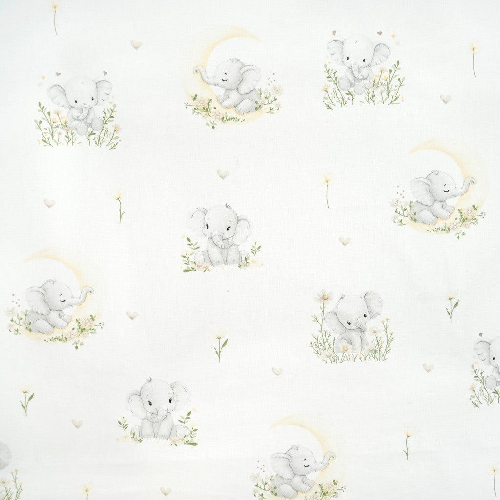 Tissu coton Motif elephants