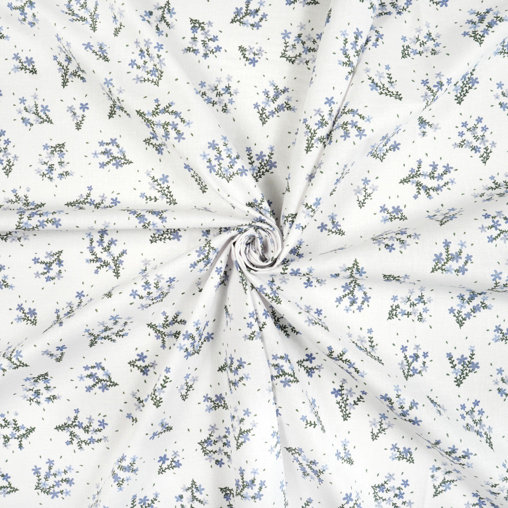 Baumwollstoff Blumenmuster