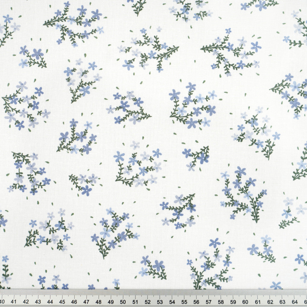 Baumwollstoff Blumenmuster