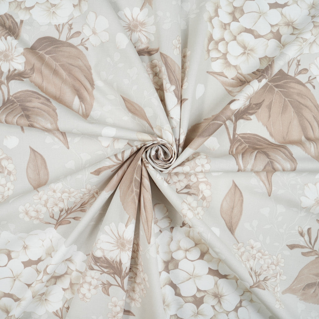 Tissu coton Motif grandes fleurs