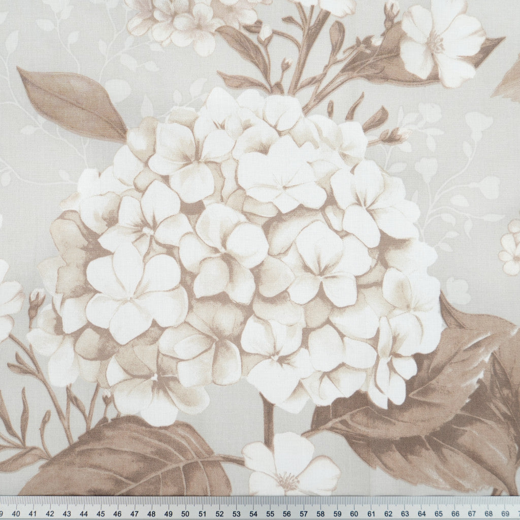 Tissu coton Motif grandes fleurs