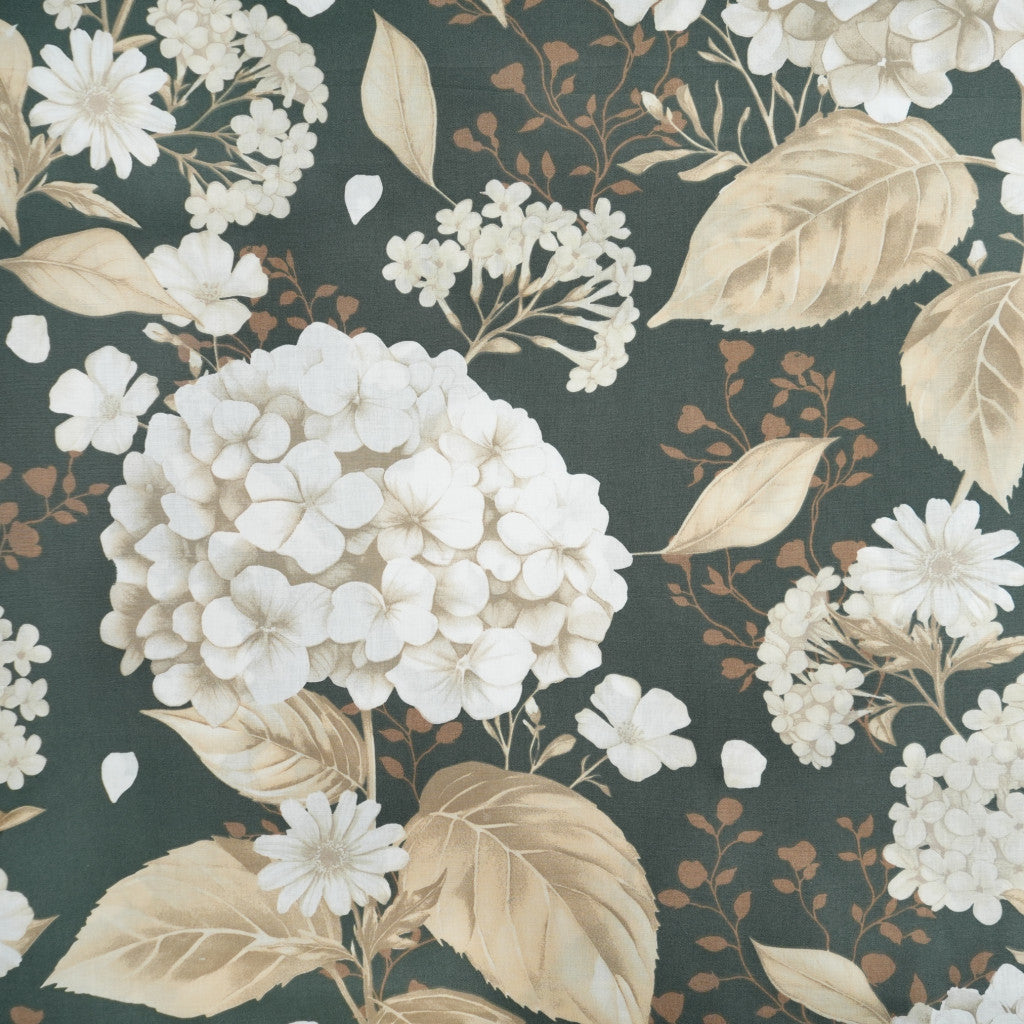 Tissu coton Motif grandes fleurs