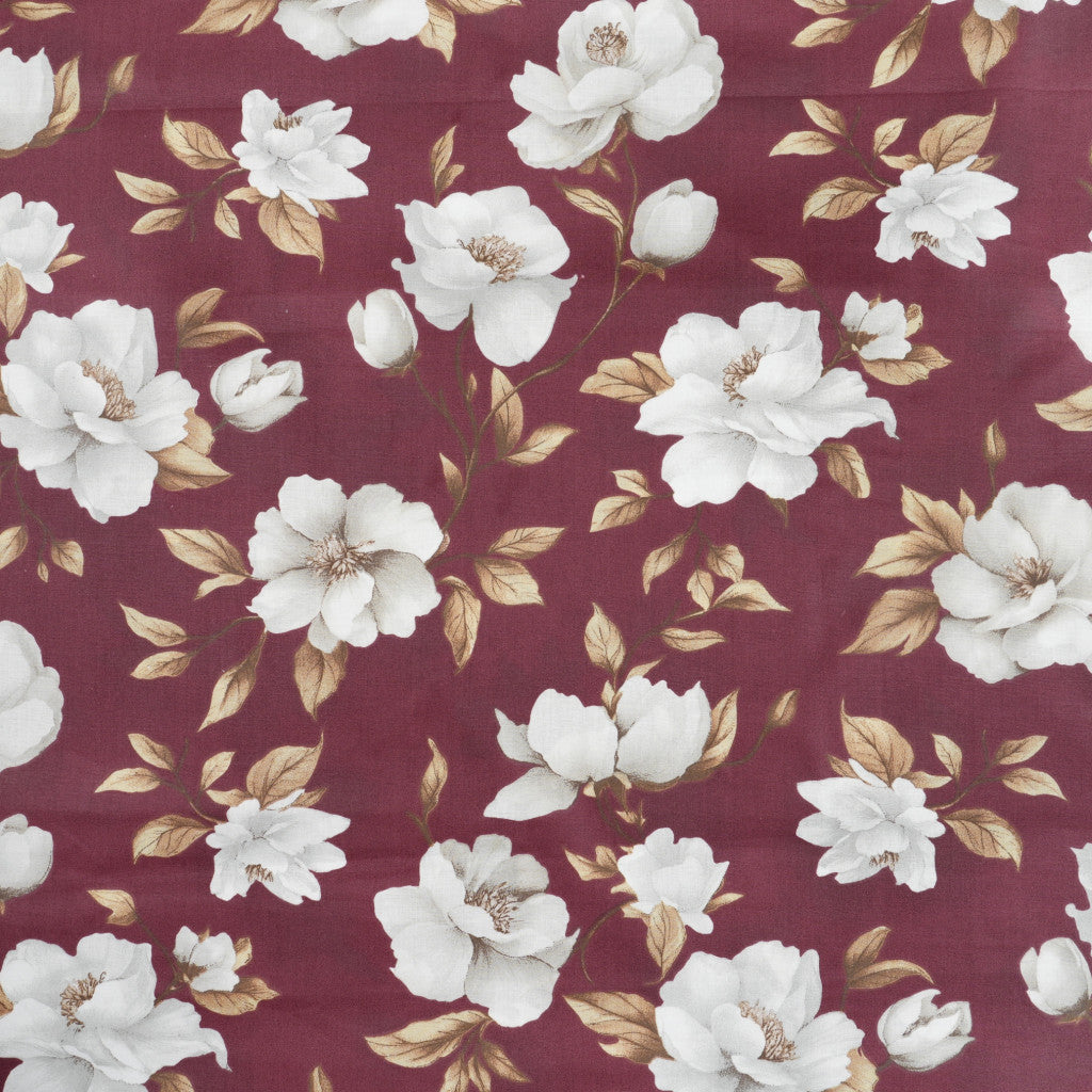 Tissu coton Motif grandes fleurs