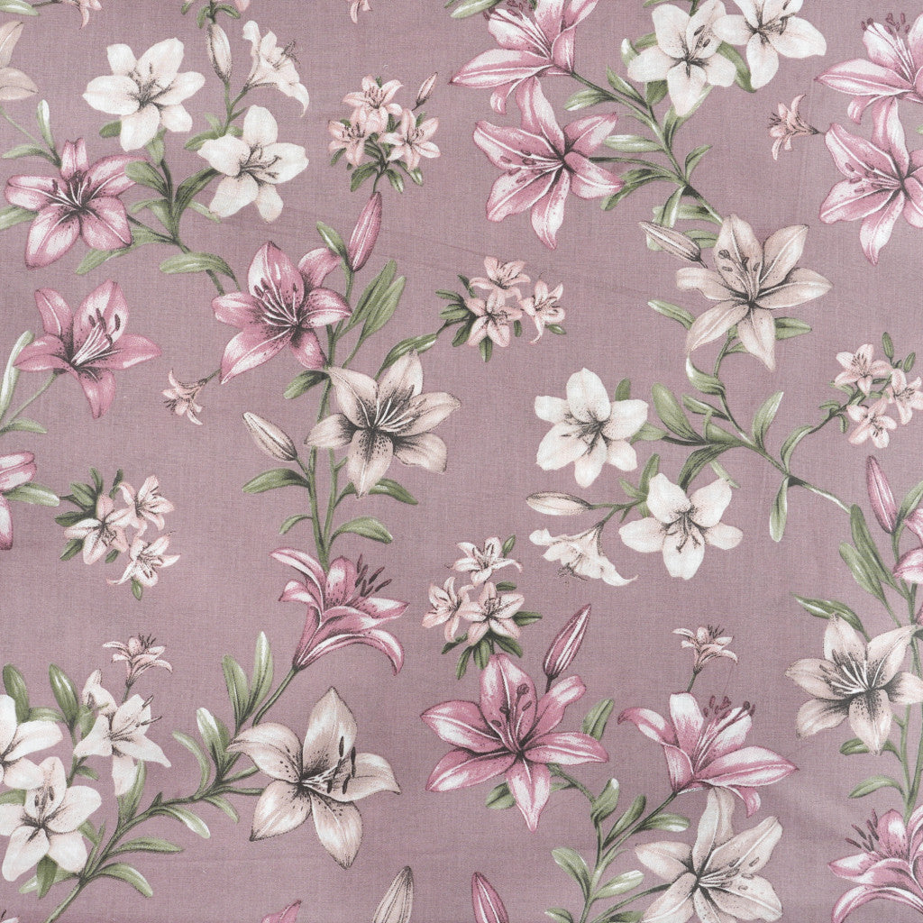 Tissu coton Motif grandes fleurs