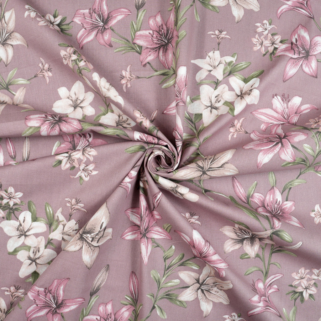 Tissu coton Motif grandes fleurs