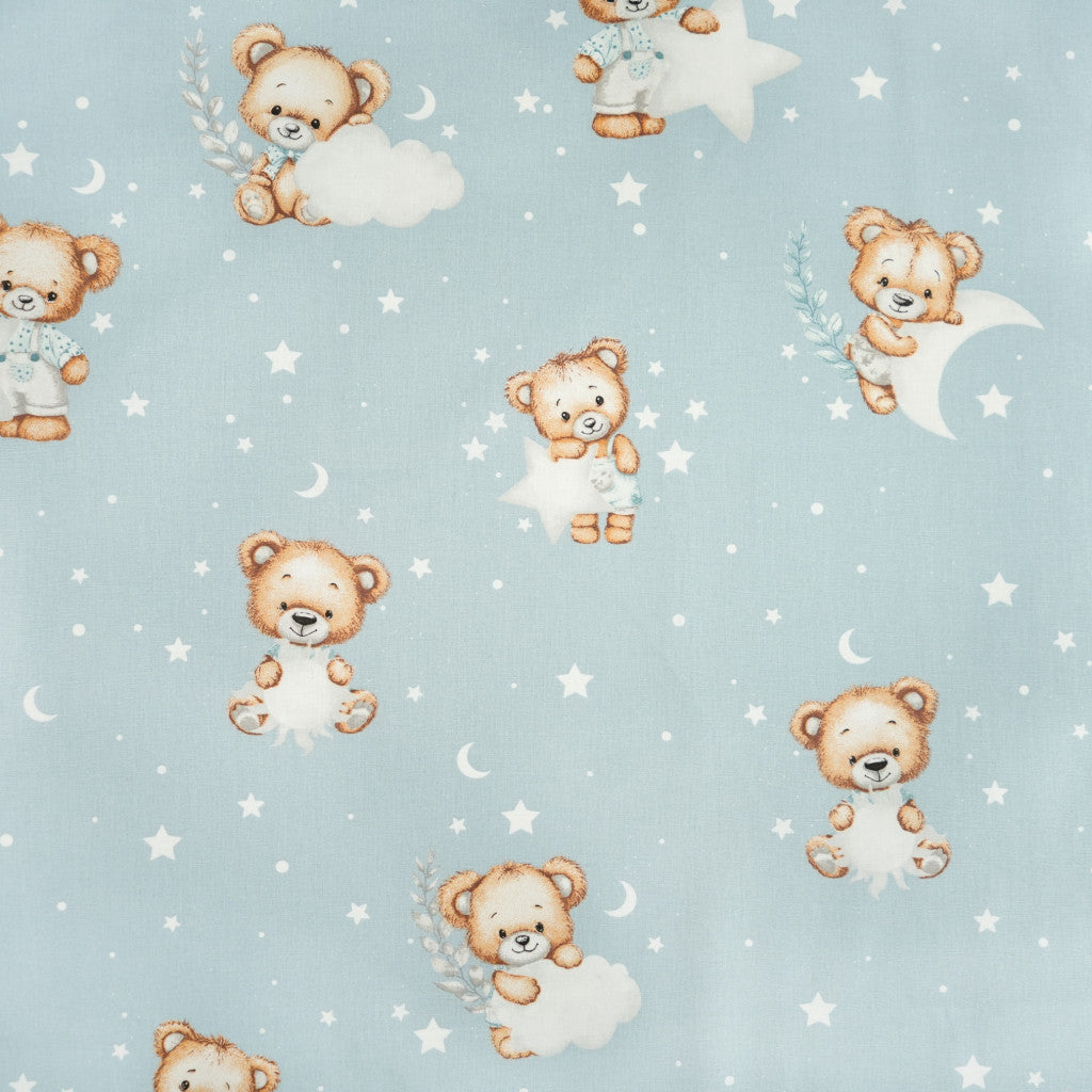Baumwollstoff mit Teddybären