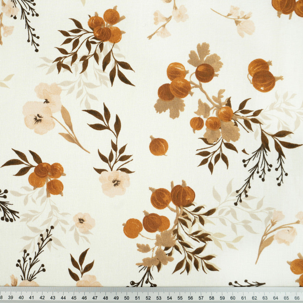 Baumwollstoff Blumenmuster