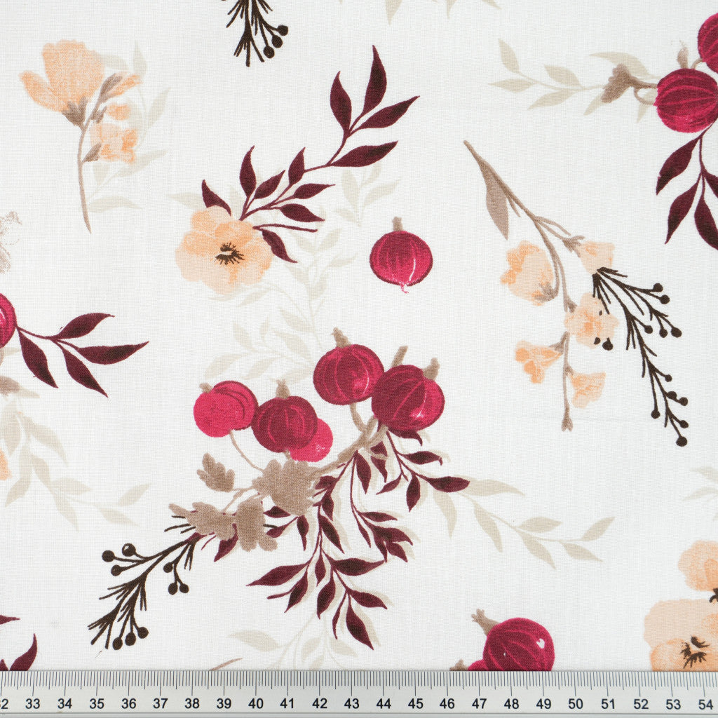 Tissu coton Motif fleurs