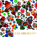 Tissu Coton Motif Papillons