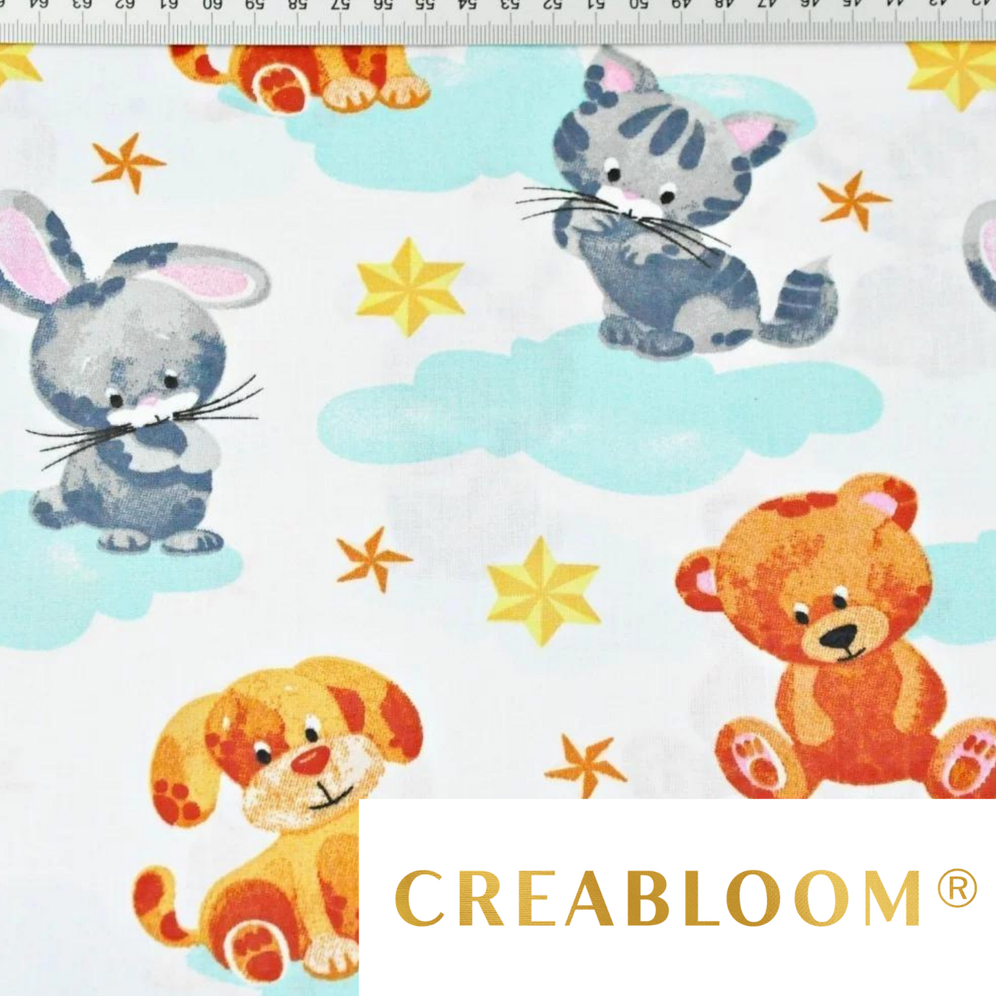 Tissu Coton Motif Animaux