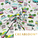 Tissu Coton Motif Californie
