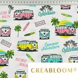 Tissu Coton Motif Californie
