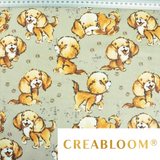 Tissu Coton Motif Chiens