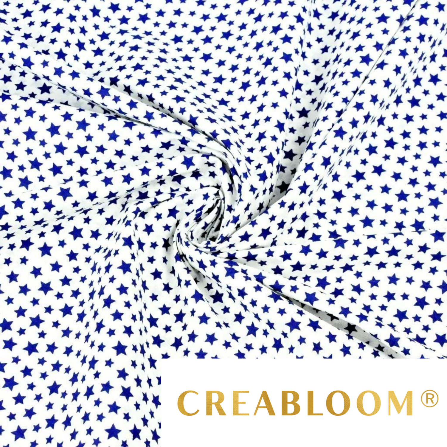 Tissu Coton Motif Étoiles
