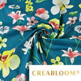 Tissu Coton Motif Fleurs