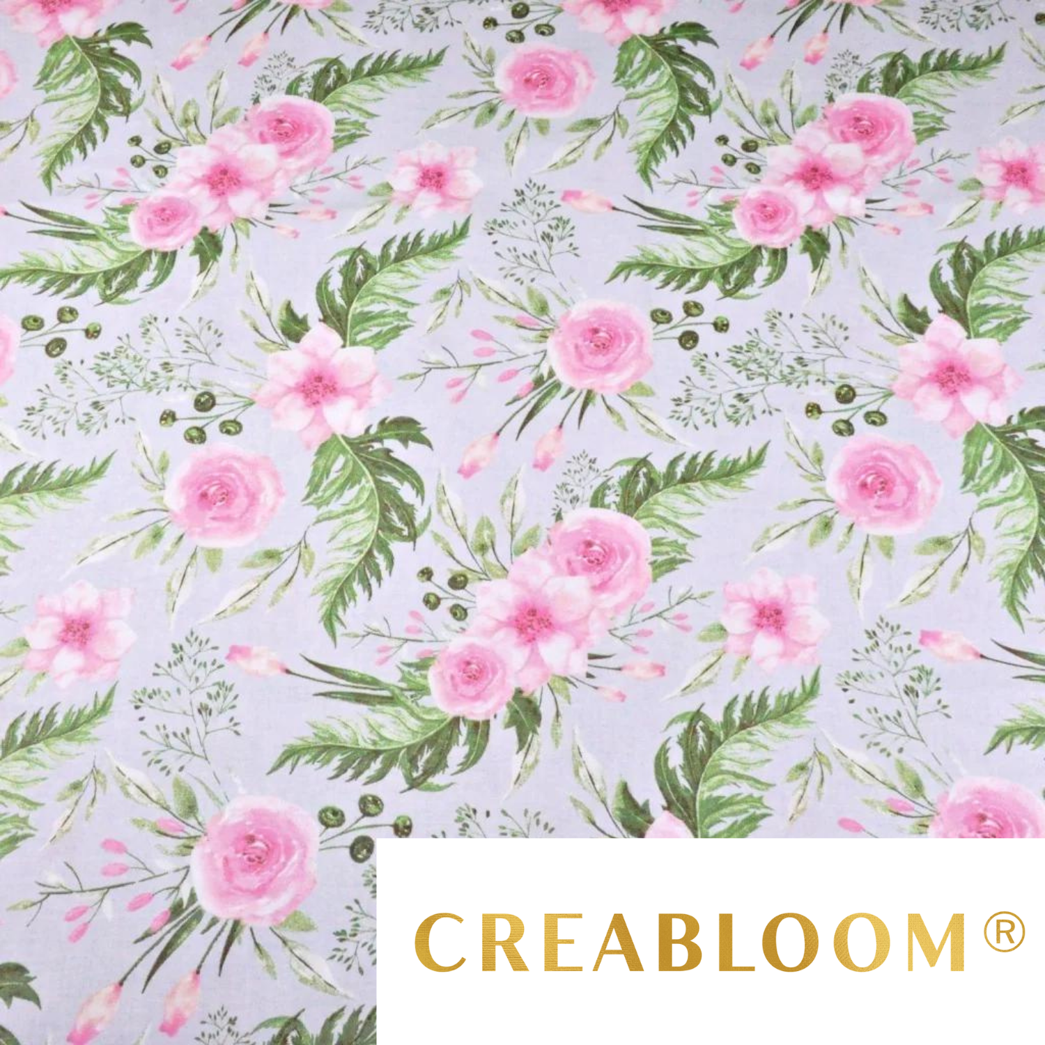 Tissu Coton Motif Fleurs