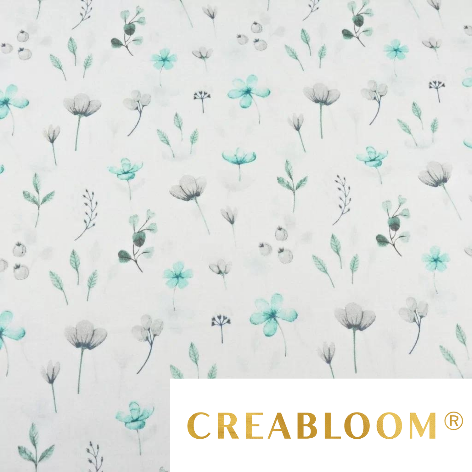 Tissu Coton Motif Fleurs