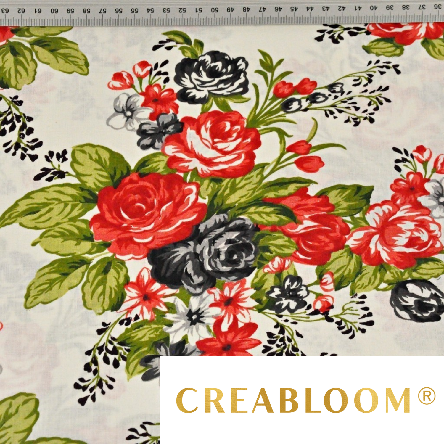 Tissu Coton Motif Fleurs