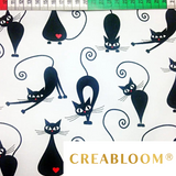 Tissu Coton Motif Chats