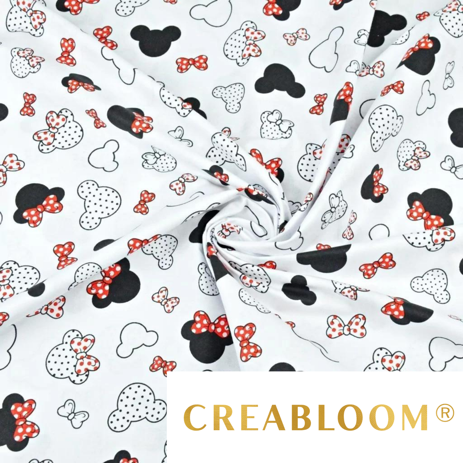 Tissu Coton Motif Souris