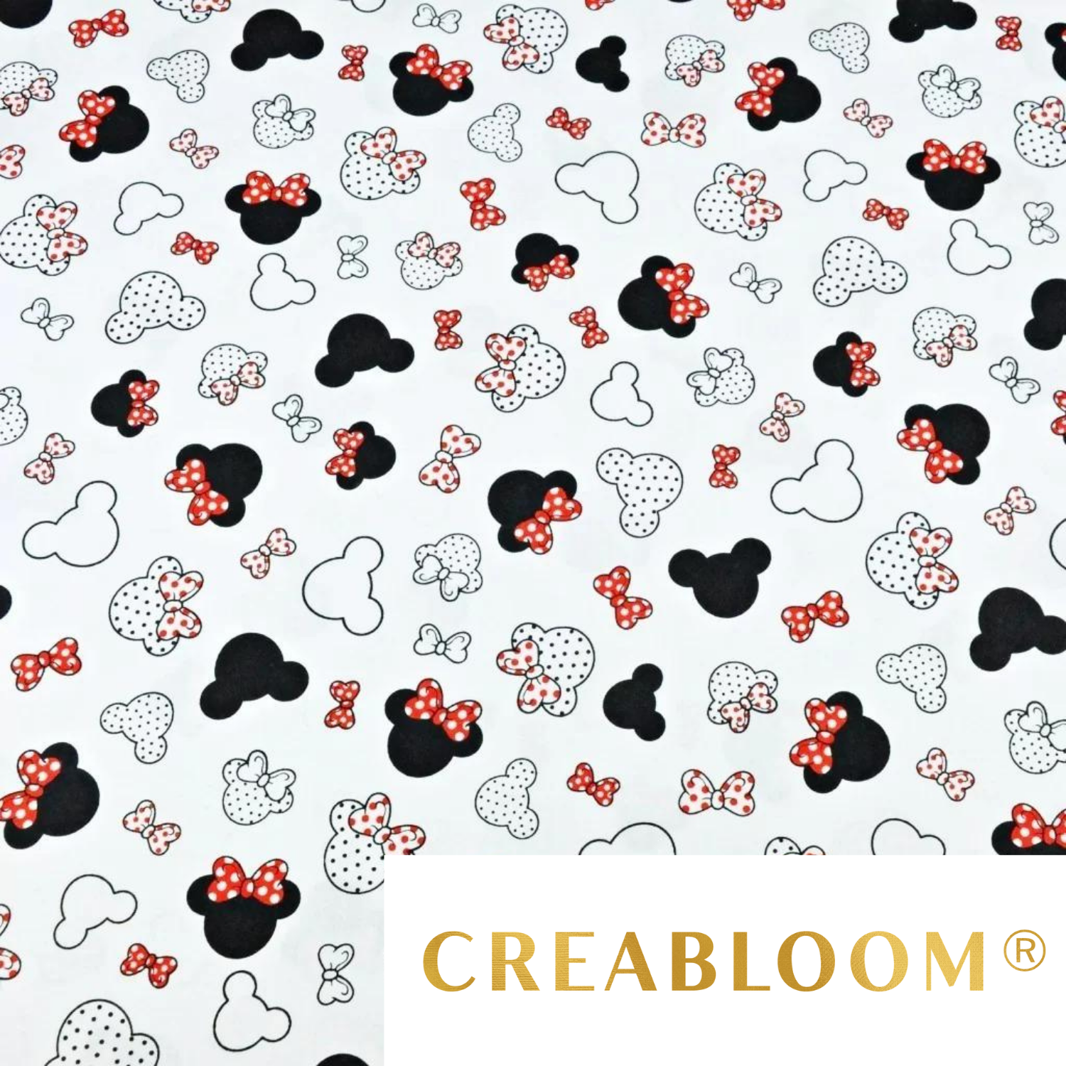 Tissu Coton Motif Souris