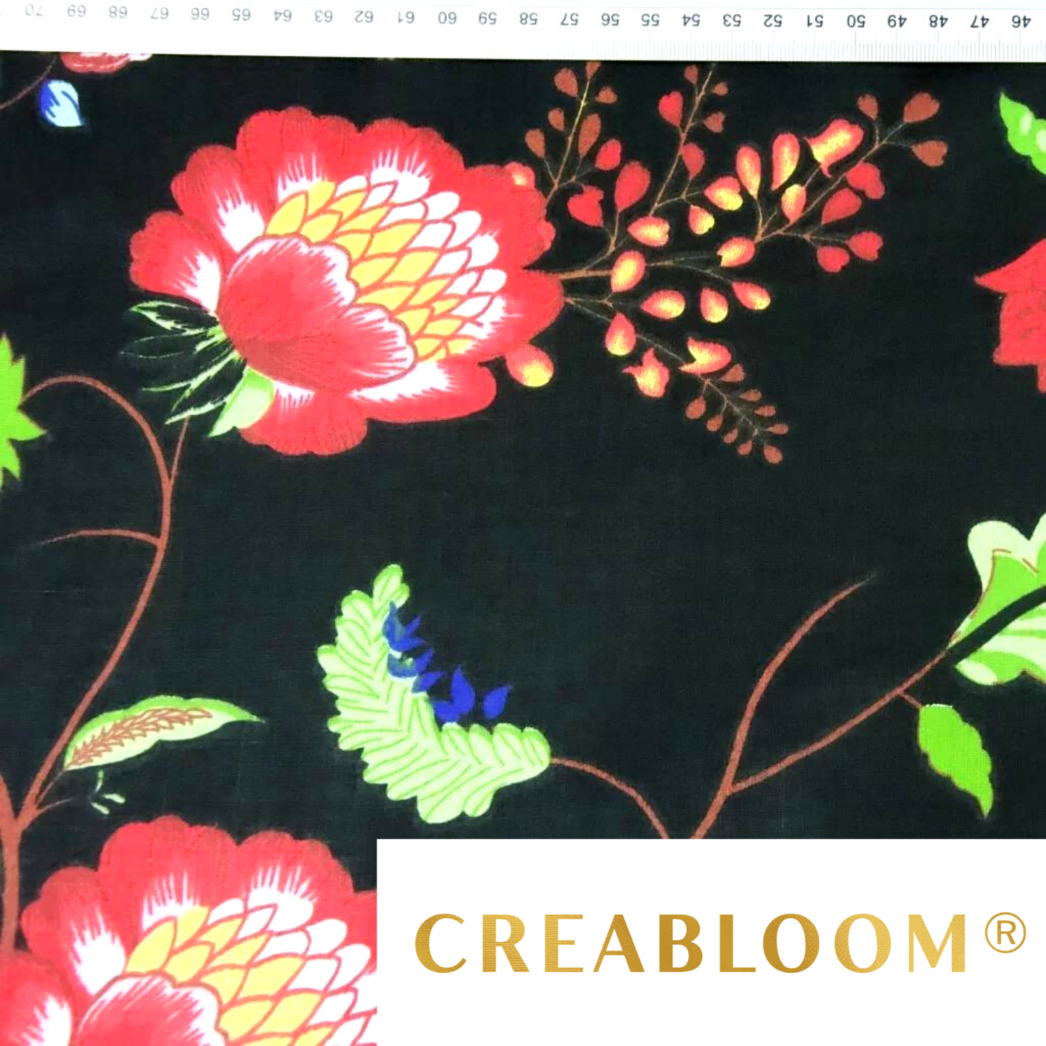 Tissu Coton Motif Fleurs