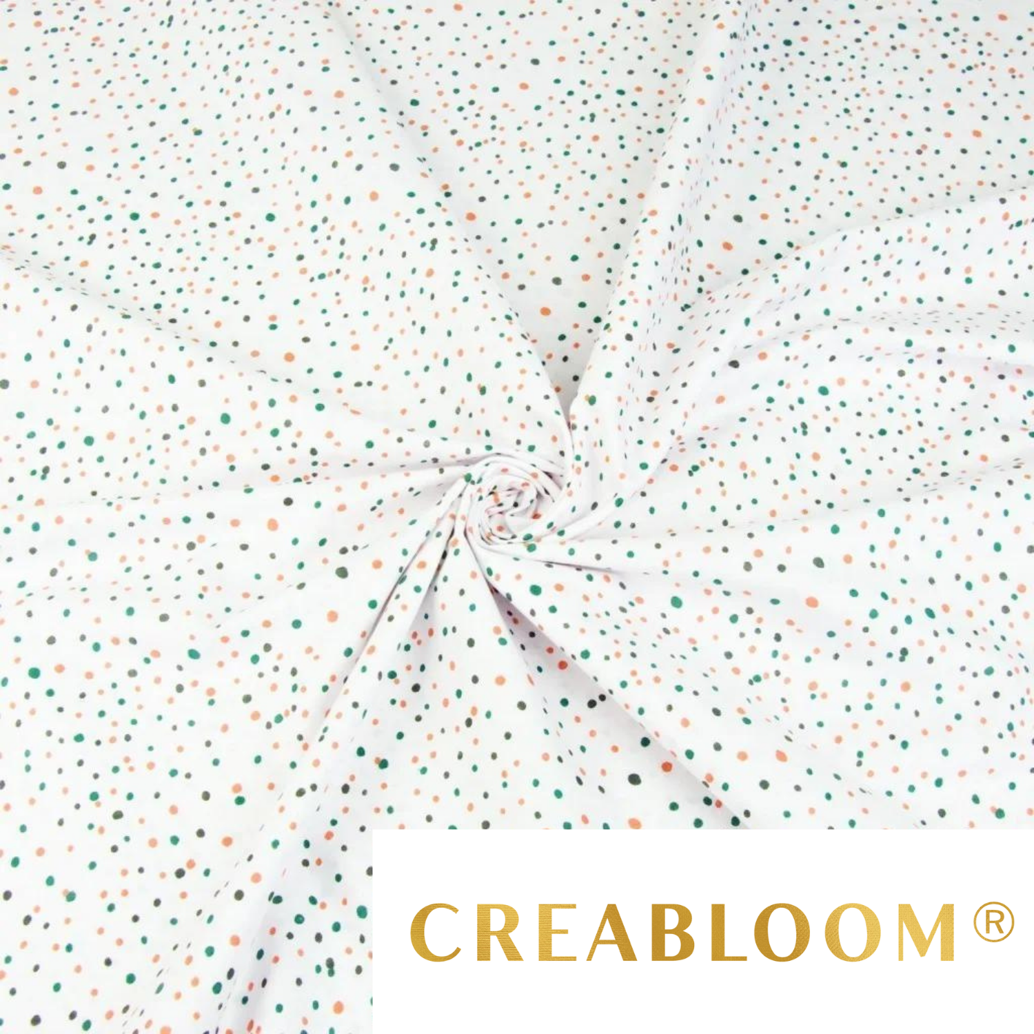 Tissu Coton Motif Mini Galets