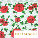 Tissu Coton Motif Roses