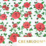 Tissu Coton Motif Roses